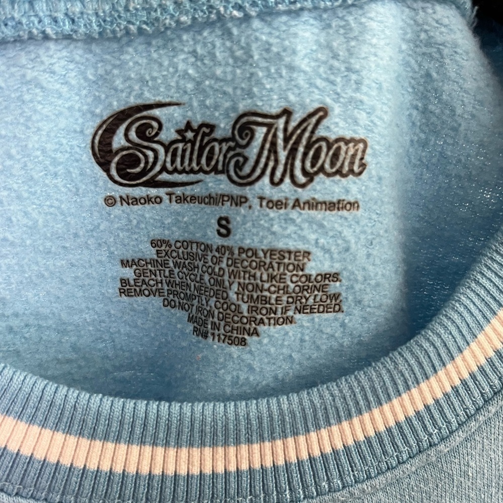 Sailor Moon Sailor Mercury Pullover Sweater - Picture 4 of 4